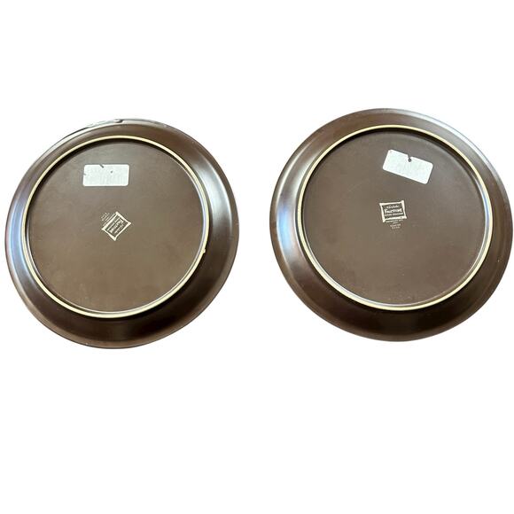 Noritake Folkstone Equator Service For 2 Beige 10 Piece Brown Two Tone Stoneware - Picture 4 of 12